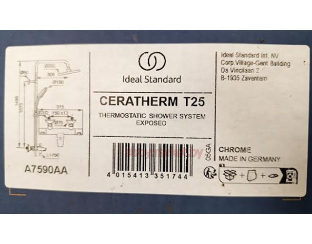   IDEAL STANDARD Ceratherm T25 A7590AA     