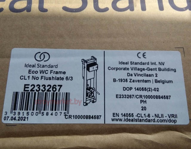  IDEAL STANDARD Prosys Eco Frame E233267     IDEAL STANDART Connect