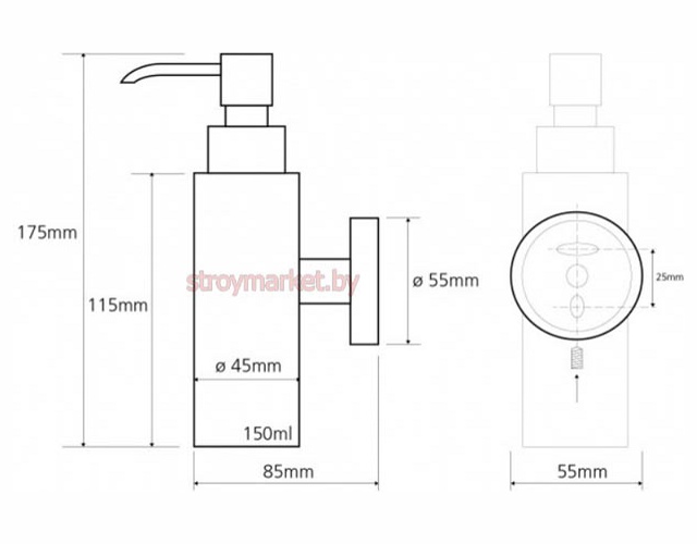 Дозатор для жидкого мыла BEMETA Neo 104109015
