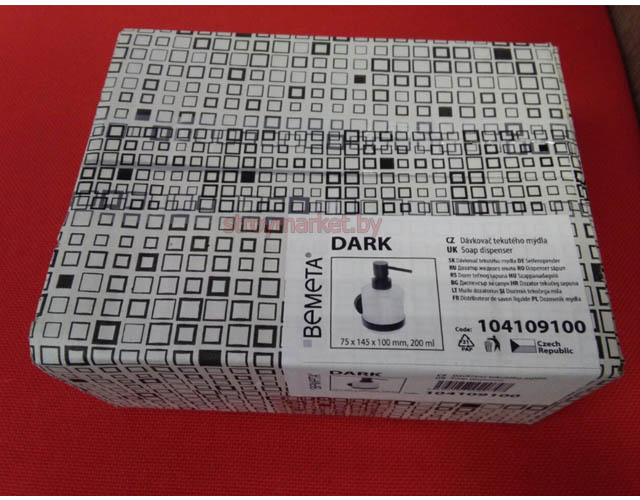 Дозатор для жидкого мыла черный BEMETA Dark 104109100