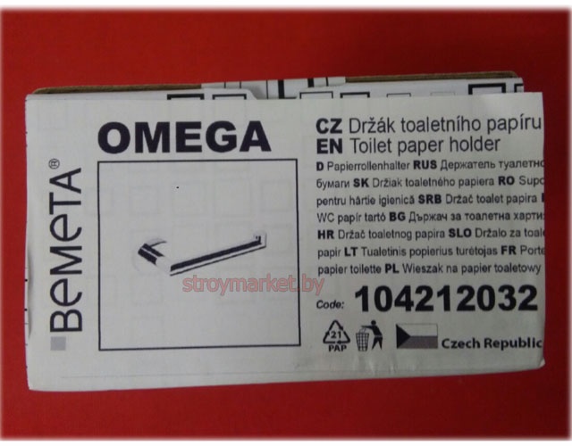 Держатель туалетной бумаги BEMETA Omega 104212032 правый