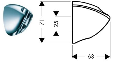 Держатель душа HANSGROHE Porter C 27521 - фото1