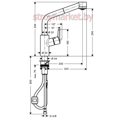 C   HANSGROHE Talis S 32856000   