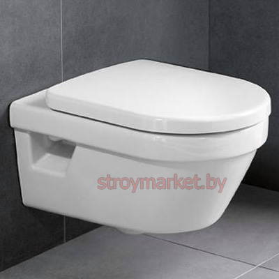 Унитаз VILLEROY&BOCH Omnia Architectura 5684H101 подвесной с крышкой Soft-close  фото-3