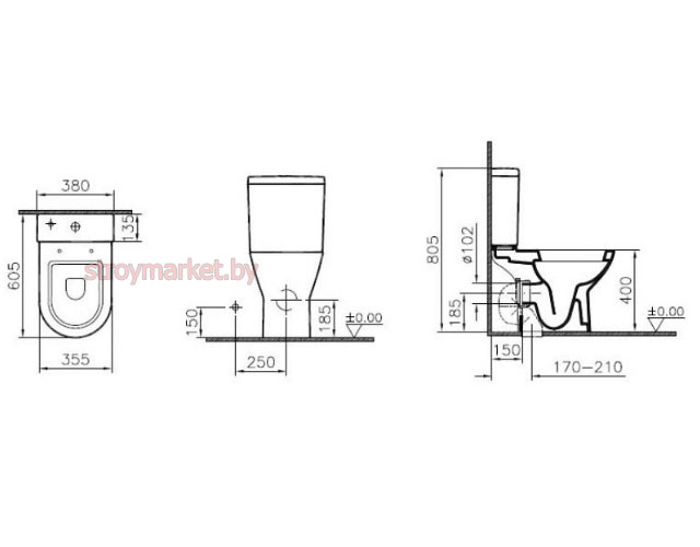   VITRA Diana Open-Back 9816B003-7201     