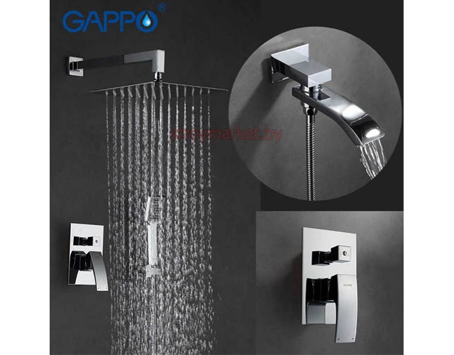 Душевая система GAPPO G7107 для скрытого монтажа