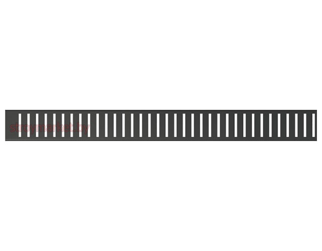 Решетка для душевого трапа ALCAPLAST PURE-BLACK 950 черный мат