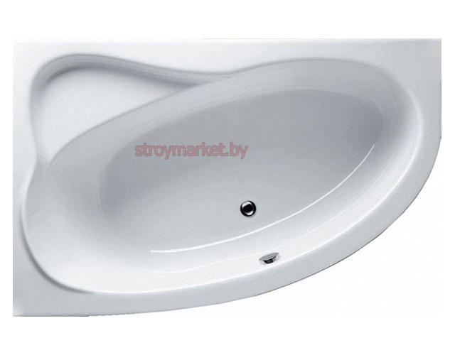 Ванна акриловая угловая асимметричная RIHO Lyra 170 Right 170х110 BA63005