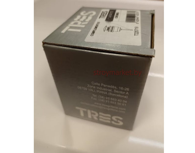 Сливной клапан для умывальника TRES 13454010 хром