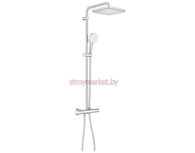 Душевая система GROHE Tempesta System 250 Cube 26689001 с термостатом фото-3