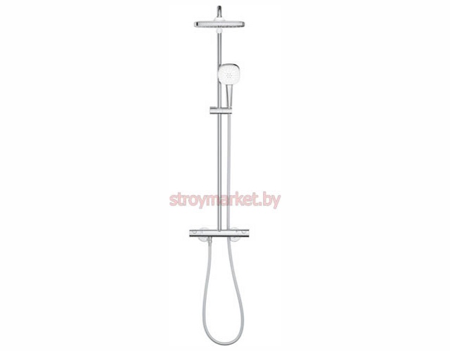Душевая система GROHE Tempesta System 250 Cube 26689001 с термостатом фото-4