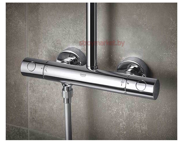 Душевая система GROHE Tempesta System 250 Cube 26689001 с термостатом фото-5