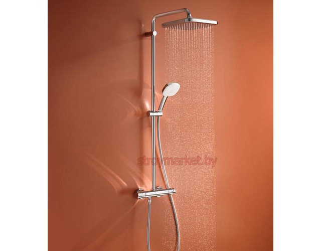 Душевая система GROHE Tempesta System 250 Cube 26689001 с термостатом фото-6