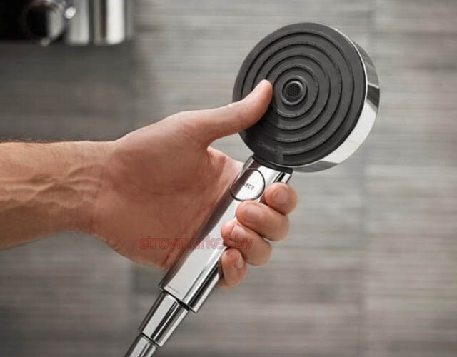 Душевой набор HANSGROHE Pulsify Relaxation 105 3 jet 24160000 штанга 65 см фото-3