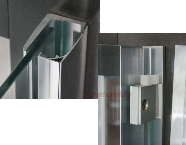 Душевая дверь ROTH Elegant Line GDNP1/120 122x200 см стекло прозрачное правая