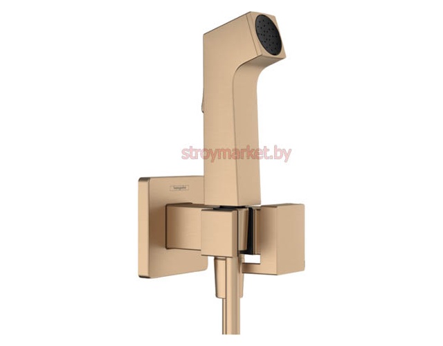 Набор для псевдобиде HANSGROHE Bidette 1 jet E EcoSmart 29233140 бронза - фото1