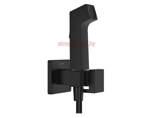 Набор для псевдобиде HANSGROHE Bidette 1 jet E EcoSmart 29233670 черный - фото1