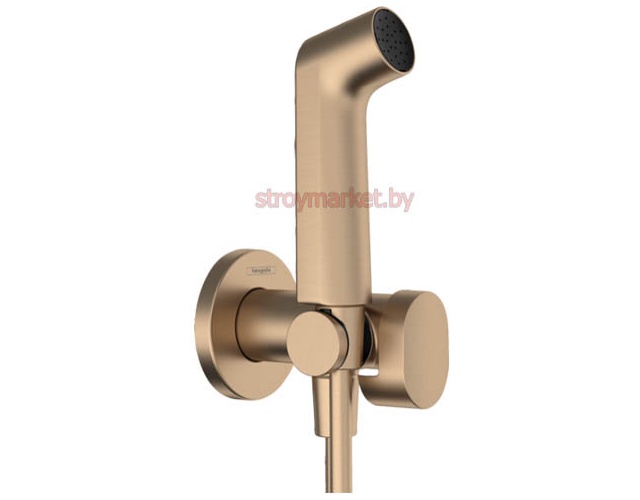 Набор для псевдобиде HANSGROHE Bidette 1 jet S EcoSmart 29232140 бронза - фото1