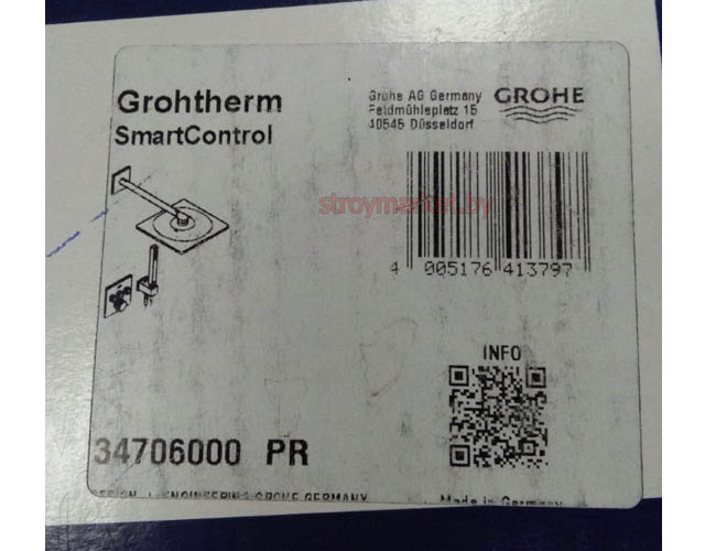 Душевая система GROHE Grohtherm Smartcontrol 34706000