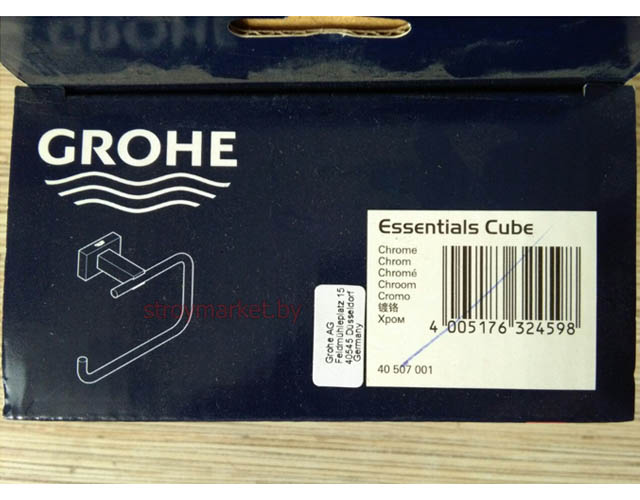 Держатель бумаги GROHE Essentials Cube 40507001