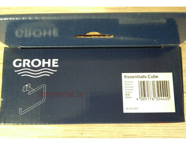 Кольцо для полотенца GROHE Essentials Cube 40510001