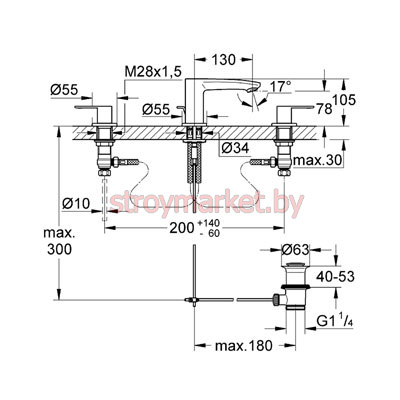    GROHE Eurostyle Cosmopolitan 20208002  3    