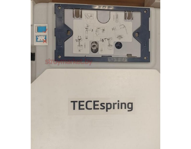 Инсталляция для унитаза TECE TECEspring K955102 комплект 4 в 1 с кнопкой черный матовый
