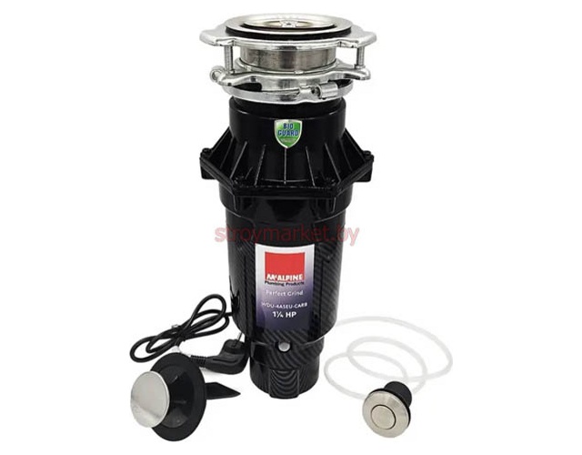 Измельчитель пищевых отходов MCALPINE Perfect Grind Slim WDU-4ASEU-CARB фото-3