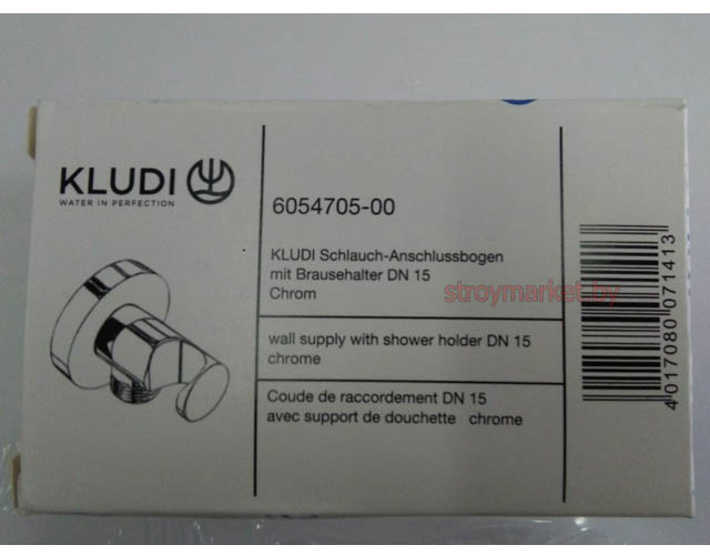 Подключение душевого шланга с держателем KLUDI A-QA 6054705-00