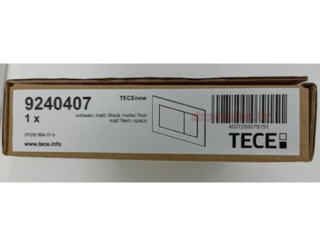 Инсталляция для унитаза TECE 9400407 комплект 3 в 1 с кнопкой черный матовый