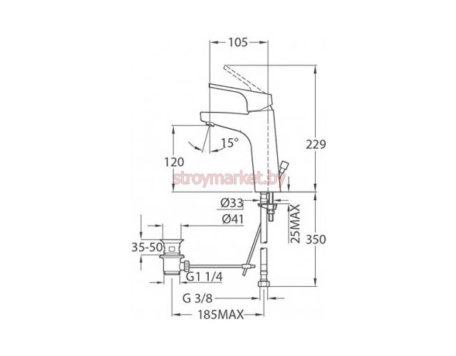 Комплект смесителей для ванны TEKA MT Plus Combo 467110200 фото-5