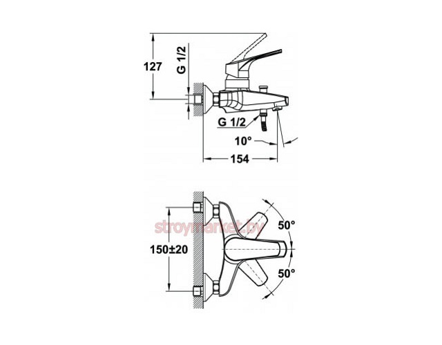 Комплект смесителей для ванны TEKA MT Plus Combo 467110200 фото-6