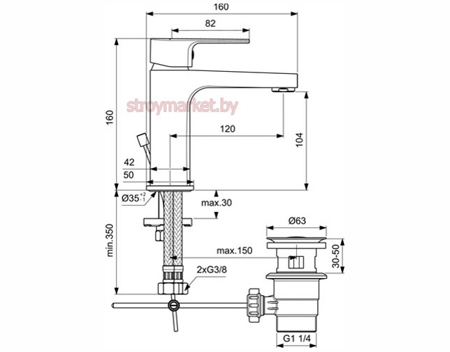   IDEAL STANDARD Esla 3  1 BC264AA