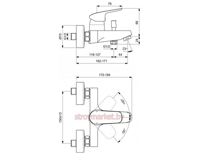   IDEAL STANDARD Ceraflex 3  1 BD001AA