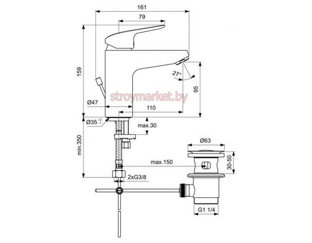   IDEAL STANDARD Ceraflex 3  1 BD001AA