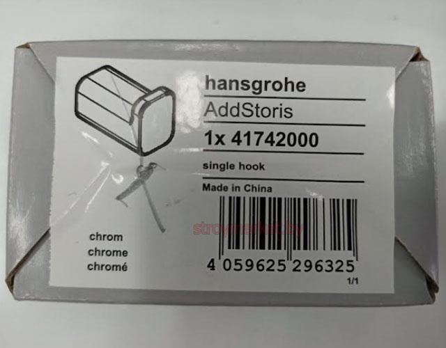 Крючок для ванной HANSGROHE AddStoris 41742000 хром