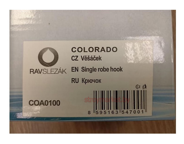 Крючок для ванной RAV SLEZAK Colorado COA0100