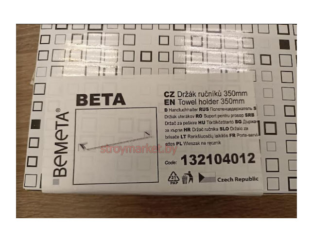 Полотенцедержатель BEMETA Beta 132104012 30 см