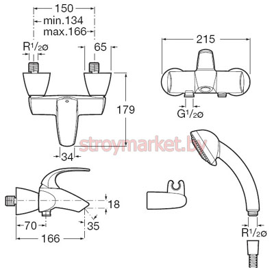    ROCA Monomando M2 5A0168C00   