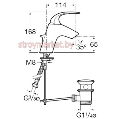    ROCA Monomando M2 5A3068C00   