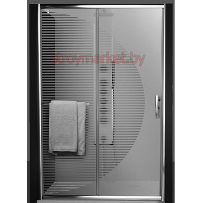Душевая дверь ROLTECHNIK PXD2N/1200 120х200 см стекло прозрачное