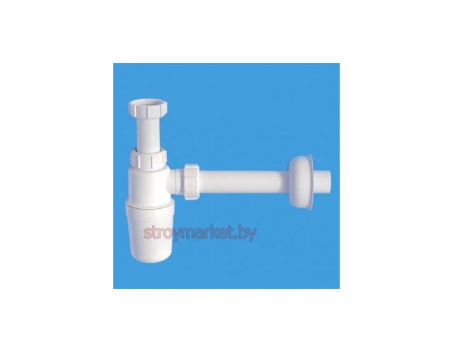 Сифон для умывальника MCALPINE MRW1-NW без выпуска - фото1