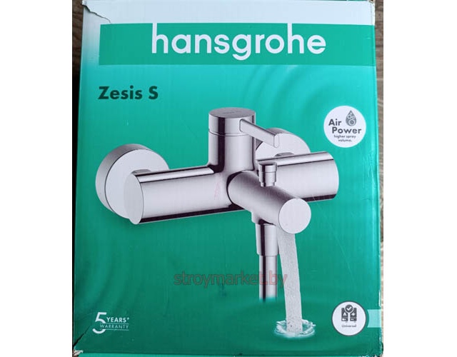 Смеситель для ванны HANSGROHE Zesis S 74420000 хром фото-4 Смеситель для ванны HANSGROHE Zesis S 74420000 хром фото-4