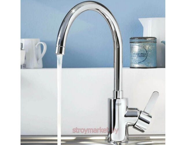 Смеситель для кухни GROHE Eurosmart Cosmopolitan 32843002 с высоким изливом фото-6
