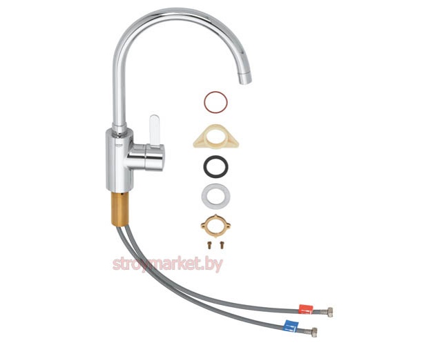 Смеситель для кухни GROHE Eurosmart Cosmopolitan 32843002 с высоким изливом фото-4