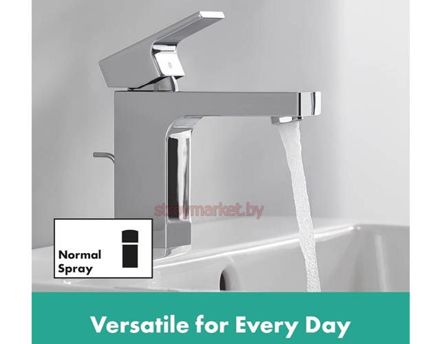 Смеситель для умывальника HANSGROHE Vernis Shape 100 71561000 хром фото-3