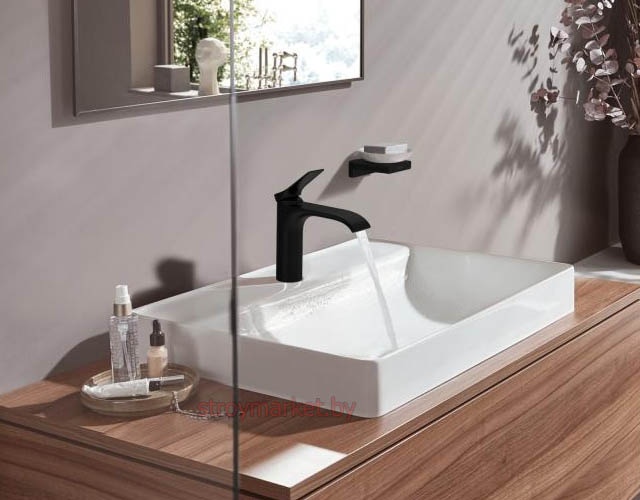 Смеситель для умывальника HANSGROHE Vivenis 75022670 черный фото-4