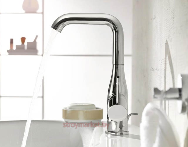 Смеситель для умывальника GROHE Essence 24173001 с донным клапаном фото-5