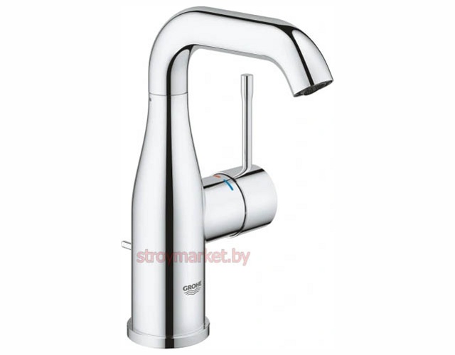 Смеситель для умывальника GROHE Essence 24173001 с донным клапаном