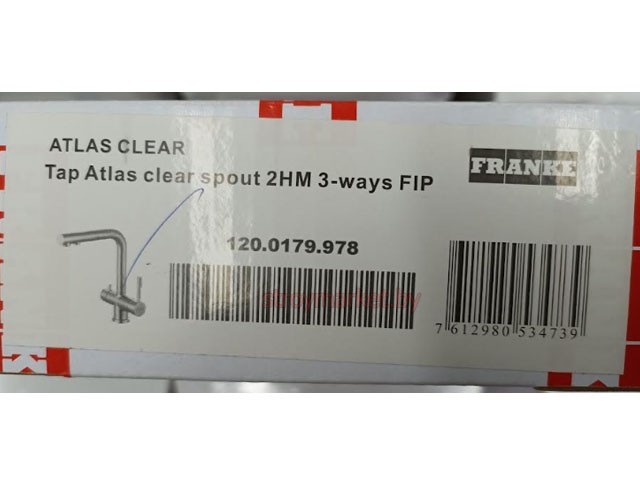 Смеситель для кухни FRANKE Atlas Clear Water120.0179.978 с подключением к водному фильтру